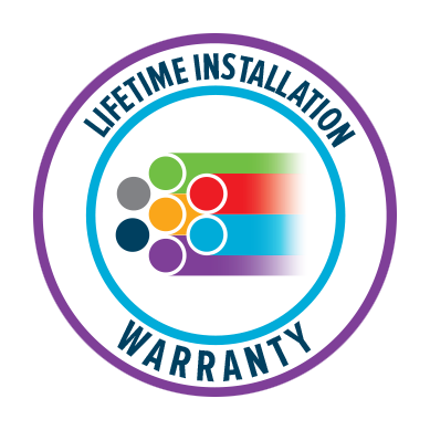 Lifetime Installation Warranty!